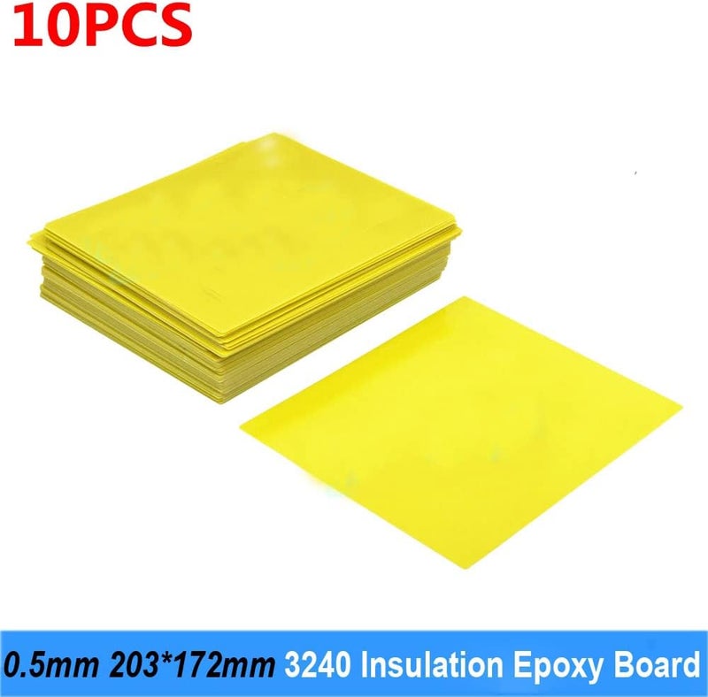 XBERSTAR 10pcs 3240 Epoxy Board FR-4 for DIY Battery Pack 20.3cm*17.2cm*0.05cm(10pcs Epoxy Board) - Image 2